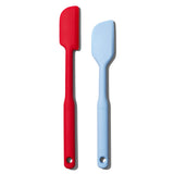 OXO Good Grips Silicone Spatula Trio – Heat-Resistant Cooking Tools for Family Kitchens with Kids and Pets