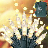 Blissun Indoor Fairy Lights – Soft Warm Glow String Lights for Bedroom Canopy & Reading Nook, Battery Operated with Auto Timer