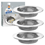 MR.SIGA Mesh Drain Strainer – Scratch-Free Design for Delicate Sinks and Family Kitchens