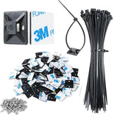 XHF PA66 Nylon Zip Tie Anchors – Garden, Patio and Pergola Lighting Management for Permanent Outdoor Displays