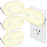 AUVON LED Night Light – Simple Touch Dim Plug in Glow for Intentional Home, Neutral Hallway and Quiet Modern Spaces