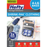Hefty Shrink-Pak Compression Bags for a Calm, Curated Linen Closet, Keep Blankets and Pillows Tidy