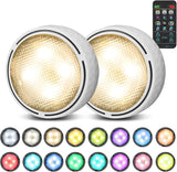 Brilliant Evolution LED Tap Lights – Fire Free Cabinet Lighting for Seniors and Bedside Use