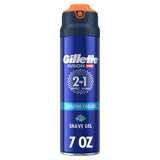 Gillette PRO Shaving Gel – 2-in-1 Cleanser and Shave Gel to Simplify the Vanity, 7oz