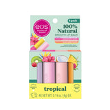 eos Natural Shea Lip Balm 3 Flavor Pack – Kid-Friendly, No-Mess Lip Balm for Sports Bags, Car Cupholders and Sleepover Essentials