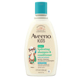 Aveeno Kids Minimalist Hair Care, One Bottle for Cleansing & Conditioning Daily Routine