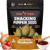 Top Fox Snacks Organic Pop-Roasted Pumpkin Seeds - Thoughtful Hostess Gift for Housewarming and Holiday Parties