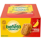 belVita Cranberry Orange Breakfast Biscuits – Mid-Morning Office Snack to Beat the 10am Energy Crash, 8 Individually Wrapped Packs