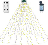 aneeway 16 Strand LED Lights with Star Topper – Less Is More Christmas Aesthetic for Modern Living Rooms