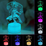 Smokeless 3D Superhero LED Lamp – Indoor Safe Night Light for Bedroom and Nursery, Child and Pet Friendly Design