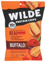 Wilde Snacks Protein Chips Buffalo 4oz – Real Chicken Protein Snack for Gym Recovery and Healthy Lifestyle