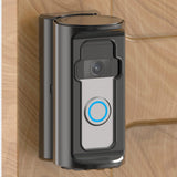 360° Swivel Ring Doorbell Bracket for Outdoor Walls – Adhesive and Screw Mount Options Included