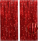 [Brand Name] Tinsel Streamer 2-Pack – Playroom & Nursery Safe Party Decoration, No Flame Required Curtain