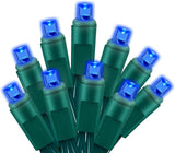 Festive Lights Indoor Decorative String Lights 25ft Warm White - Green Wire for Bedroom Canopy Window Frame and Home Accent Decor