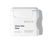 Boka Cinna Mint Dental Floss – Less-Is-More Clean Beauty Routine, Neutral-Toned Vegan Floss 30 Yards