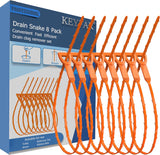 25 Inch Drain Auger – Non Toxic Drain Snake Safer Than Liquid Drain Cleaners
