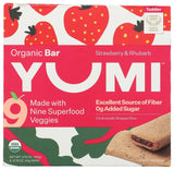 Yumi Strawberry Rhubarb Bar – Iron Packed Real Fruit Bar for Health Focused Professionals and Caregivers