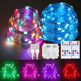String Lights Neutral Ambiance – Intentional Living Room Accent, Warm White and Color Changing Modes
