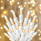 TW SHINE Incandescent Mini Lights – Cool-to-Touch Holiday Lights for Family-Friendly Christmas Tree Wrapping