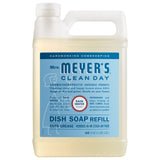 Mrs. Meyer's Clean Day Liquid Dish Soap 48 fl. oz – Simple One-Bottle Refill System for Intentional, Low-Waste Homes
