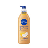 NIVEA Skin Firming Melanin Beauty & Hydration Body Lotion – Streamlined Two-Step Firming and Hydrating Routine