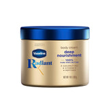 Vaseline Radiant X Deep Nourishment Body Cream – Streamlined Sensitive-Skin Moisturizer for Less-Is-More Daily Body Care