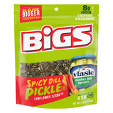 BIGS Spicy Dill Pickle Sunflower Seeds – Single-Serve Savory Crunch for Remote Work Breaks, 5.35 oz Pouch