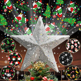 Lumichroma Rotating Christmas Star Topper – Family-Friendly Tree Crown for Living Room with Young Kids