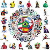 KickOff Kings Soccer Sticker Variety Pack, Holiday Stocking Stuffer for Soccer Fans, Reusable Vinyl Decals for Laptops and Helmets