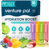 Venture Pal Electrolyte Drink Mix Sticks – Housewarming & Care Package Gift Idea, Clinically Verified Hydration for Health-Conscious Loved Ones