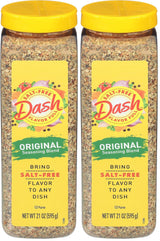 Dash Salt-Free Seasoning Blend, Original, 21 Ounce – Less-Is-More Flavor Blend for Uncluttered Meal Prep