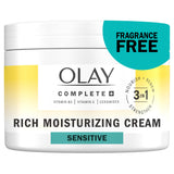 Olay Luxury Facial Hydration – Dermatologist-Formulated Cream with Ceramides & Vitamin E