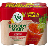 V8 Bloody Mary Dill Pickle Mix 8 fl oz Cans, Low-Effort Savory Drink for Relaxed Sunday Mornings