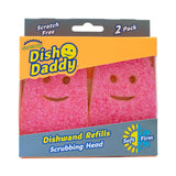 Scrub Daddy Dish Wand Refill Heads – Time-Saving Replacement Sponges for Efficient Dishwashing