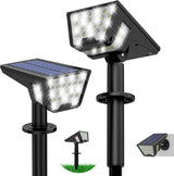 Kyson Flameless Solar Garden Lights, Smoke-Free Automatic Dusk to Dawn Lighting for Pool Deck, Porch & Yard Perimeter
