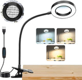 MagniShine Hands-Free Reading Magnifier – Post-Surgery Vision Aid for Recovery, Gentle LED Lamp with Flicker-Free 10X Lens