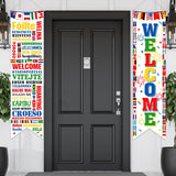 Tatuo International Banner Set – Bedroom and Entryway Decor with Double-Sided Multicolor Flag Graphics