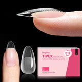 Beetles Tipex Instant Apex Nail Tips – Mobile Nail Service Kit, Cut Service Time with Pre-Shaped Acrylic Extensions