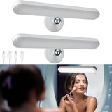LuminGlow Battery Powered Mirror Light – Flameless Alternative to Candles for Bathroom Counters