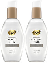 OGX Coconut Milk Anti-Breakage Serum, 4 Fl Oz – Affordable Tropical Hair Care Gift Basket Staple for Women and Teens