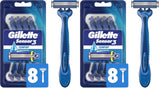 Gillette Sensor3 Comfort Disposable Razors – Gentle Daily Shave for a Calmer Post-Shave Routine