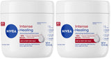 NIVEA Intense Healing Body Cream – Linen Closet Essential for Whole-Family Dry Skin Care, 13.5 Oz
