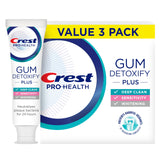 Crest Pro-Health Gum Detoxify Plus Toothpaste – Clinically Proven Gum Protection, No-Risk Formula