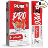 PURE KICK PRO Low-Sodium Hydration Powder – On-the-Go Electrolyte Support for Active Outdoor Lifestyles, 6-Pack