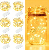 LUMIO Cool Touch LED Fairy Lights 7ft – Battery Powered Mini String Lights for Kids Bedroom, Reading Corner and Bunk Bed