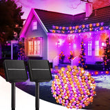 Brightown Solar String Lights – Weatherproof Garden and Fence Lighting, 240 LED Dusk to Dawn