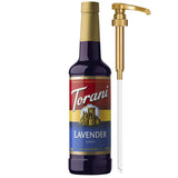 Torani Lavender Syrup 750ml for Housewarming Gift and Holiday Present, Elegant Floral Flavor for the Home Barista in Your Life