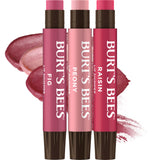 Burt's Bees Natural Lip Shimmer Stick Set – Mindful Wind-Down Beauty Treat for Evening Skincare Routines