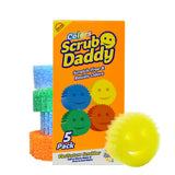 Scrub Daddy Colors Multi-Surface Sponges – One Sponge Replaces Your Entire Cleaning Supply Cabinet