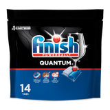 Finish Quantum Dish Soap for Busy Family Dinner Routines, Child-Safe Resealable Tub